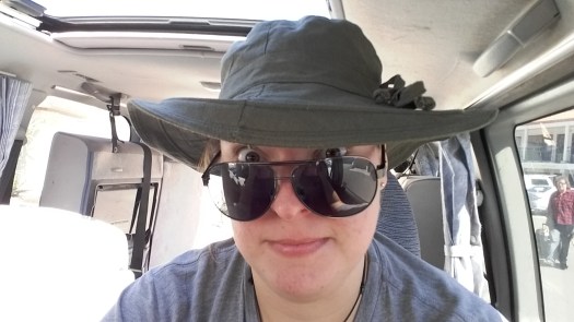 In the shuttle on the way to the Wangapeka